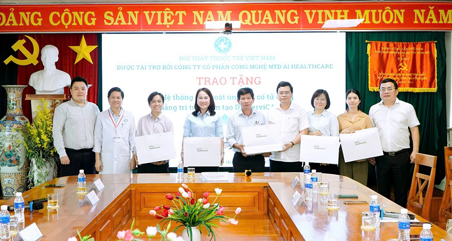 NTD AI Healthcare trao tặng 5 hệ thống CerviCARE AI cho ngành y tế Đồng Nai